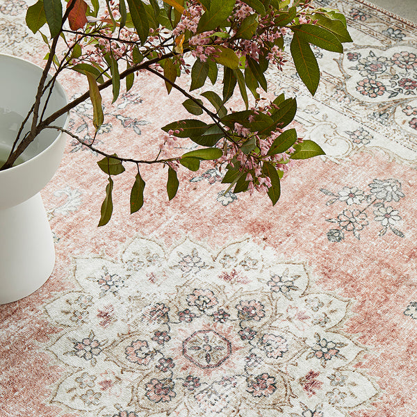 Kindred Coco Rug | Buy Online: Peach Boho Rug, Low Pile, Machine ...