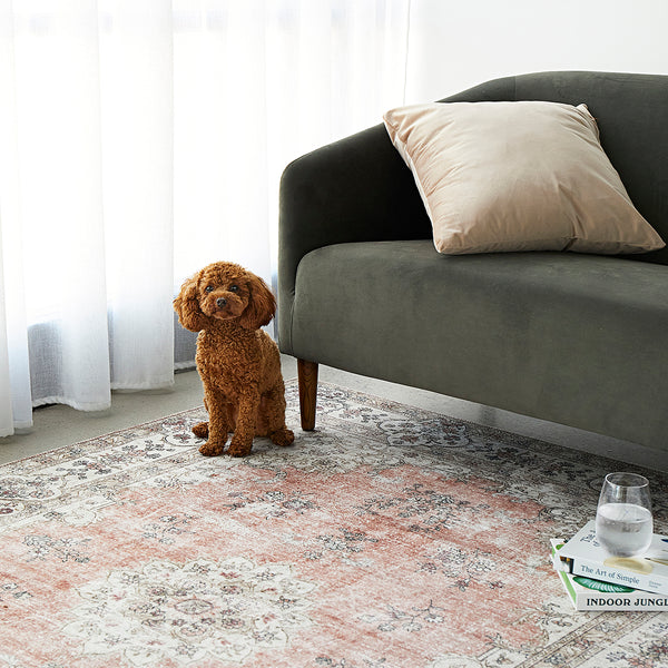 Kindred Coco Rug | Buy Online: Peach Boho Rug, Low Pile, Machine ...