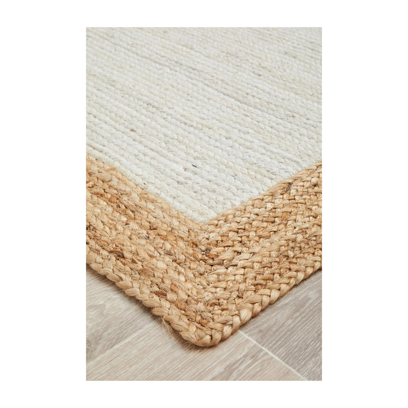 Noosa 333 Rug (White, Natural)