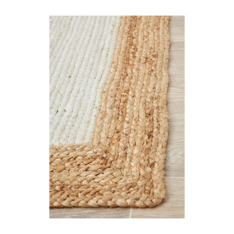 Noosa 333 Rug (White, Natural)