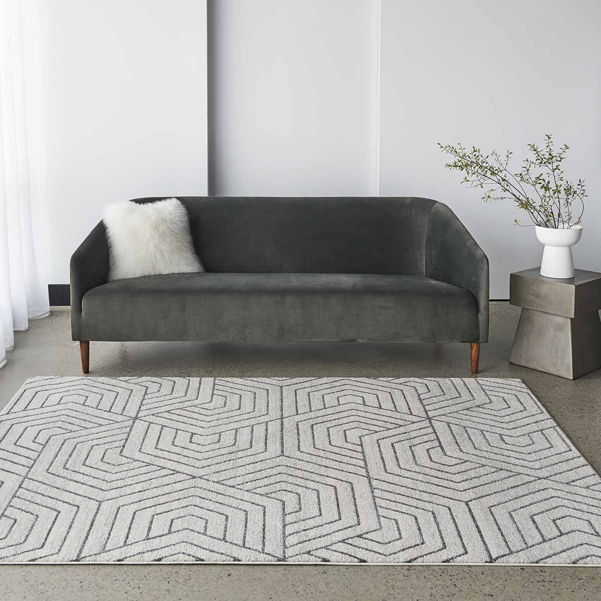 Plain Contemporary Rectangle Rug | Buy Made in Turkey Paradise Esther ...
