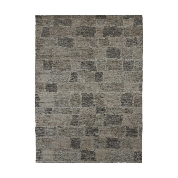 Grey Grid Rectangle Rug | Buy Flagstone Online – Life Interiors