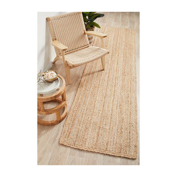 Bondi Rectangle Runner Rug (Natural)