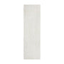 Bondi Rectangle Runner Rug (White) - 0.8 x 3m
