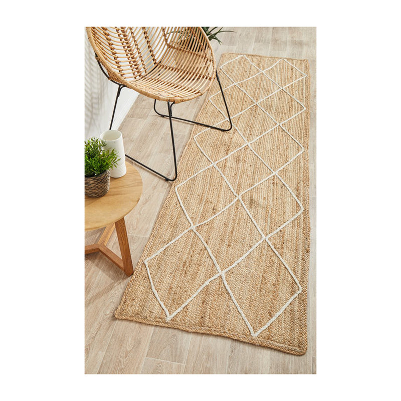 Noosa 222 Runner Rug (Natural)