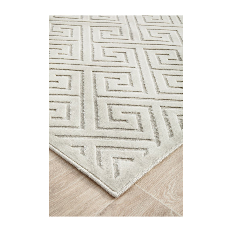 York Runner Rug (Natural White)