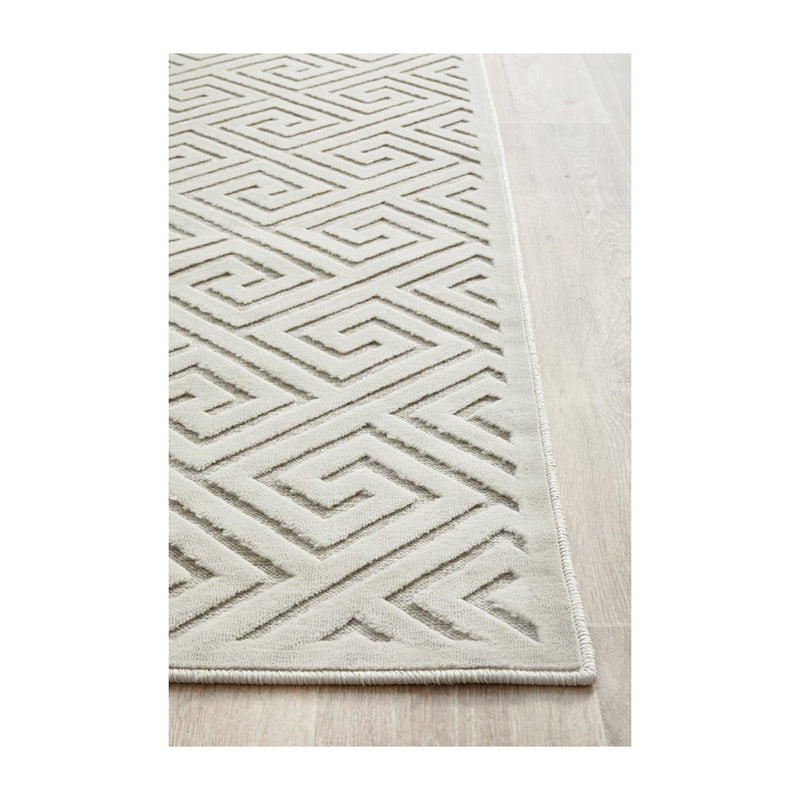 York Runner Rug (Natural White)