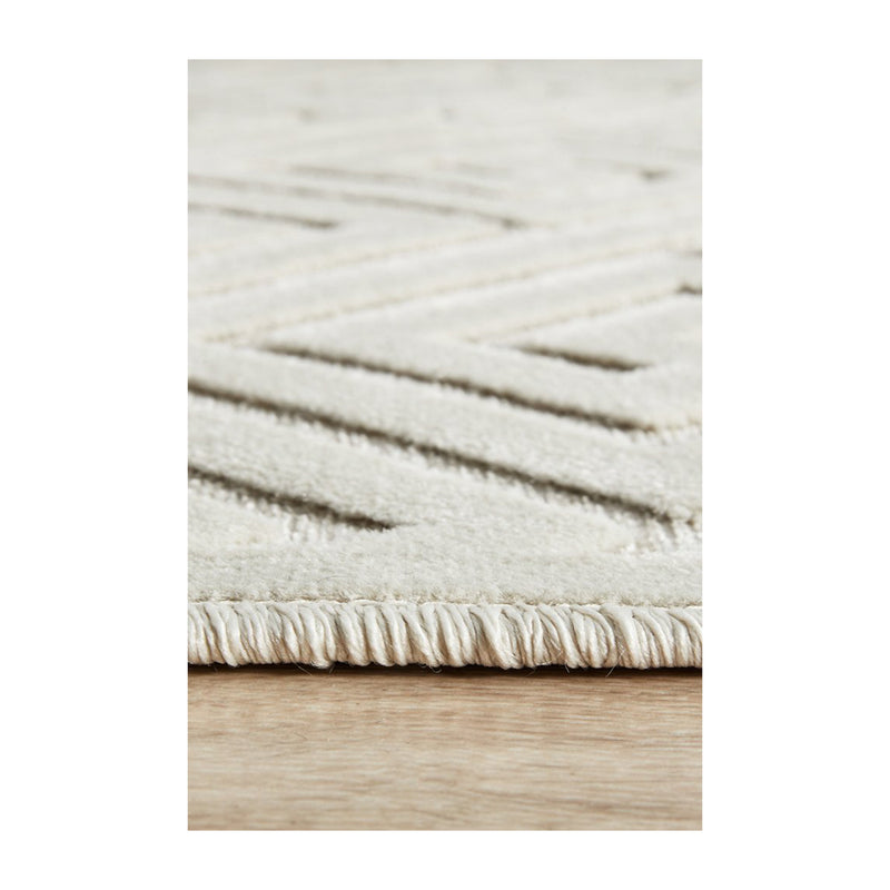 York Runner Rug (Natural White)