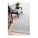 York Runner Rug (Silver)