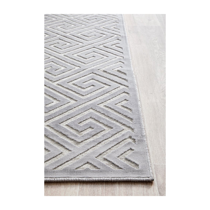 York Runner Rug (Silver)