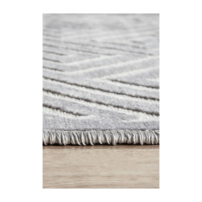 York Runner Rug (Silver)