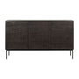 Grooves 3 Door Sideboard - Teak