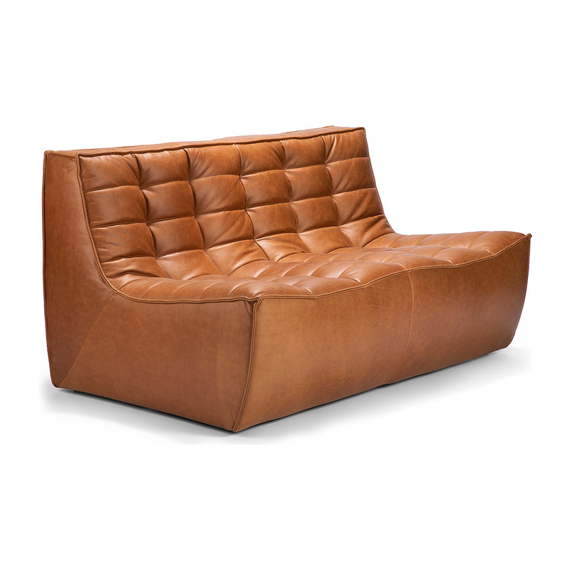 Ethnicraft N701 2 Seater Leather Sofa