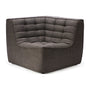 N701 Corner Seater Sofa - Dark Grey