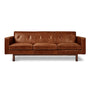 Embassy Sofa - Saddle Brown