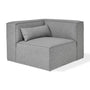 Mix Fabric Sofa (Corner) - Parliament Stone