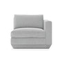 Podium Lounge Right Arm Modular Piece - Bayview Silver