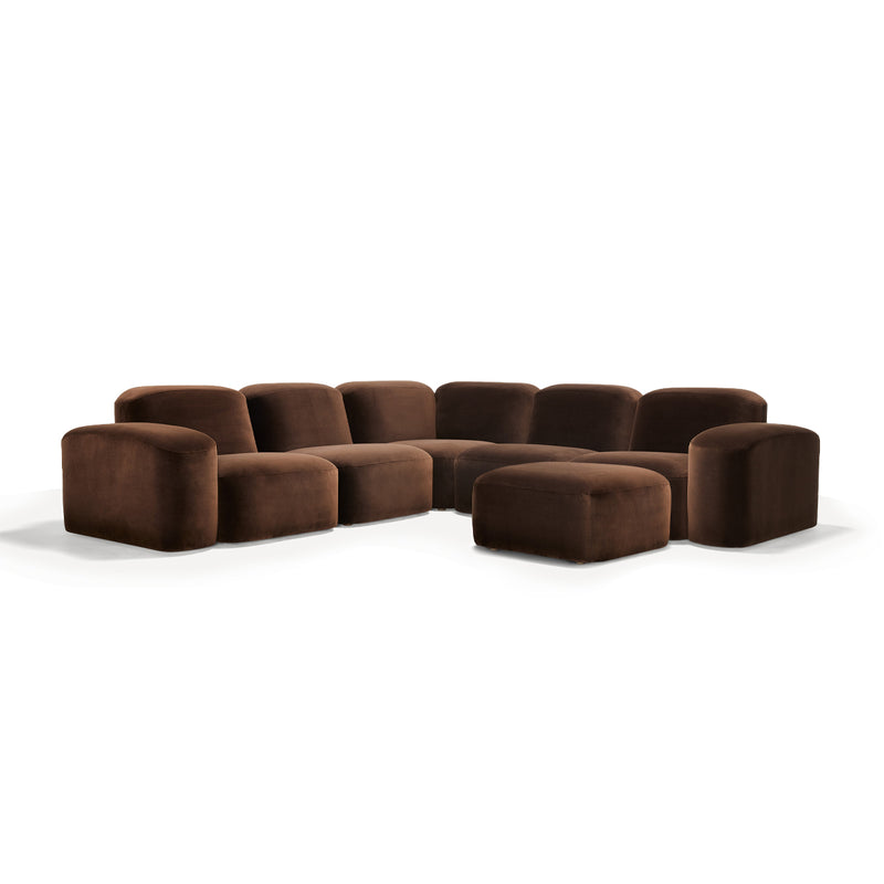 Muse 5 Piece Modular Sofa (Avalon Piccolo)