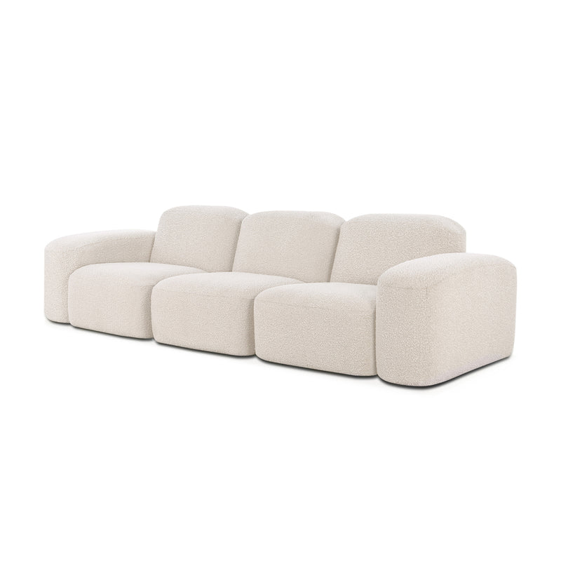 Muse 3 Seat Sofa (Bronte Whipped Cream)