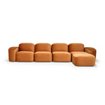 Muse 4 Seat Sofa (Malibu Caramel)