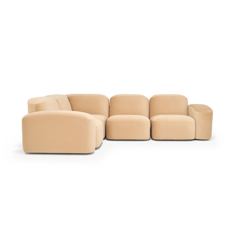 Muse 4 Piece Modular Sofa (Malibu Dune)