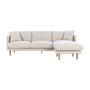 Zephyr 3.5 Seater Sofa & Flip Chaise (Byron) - Byron Oyster