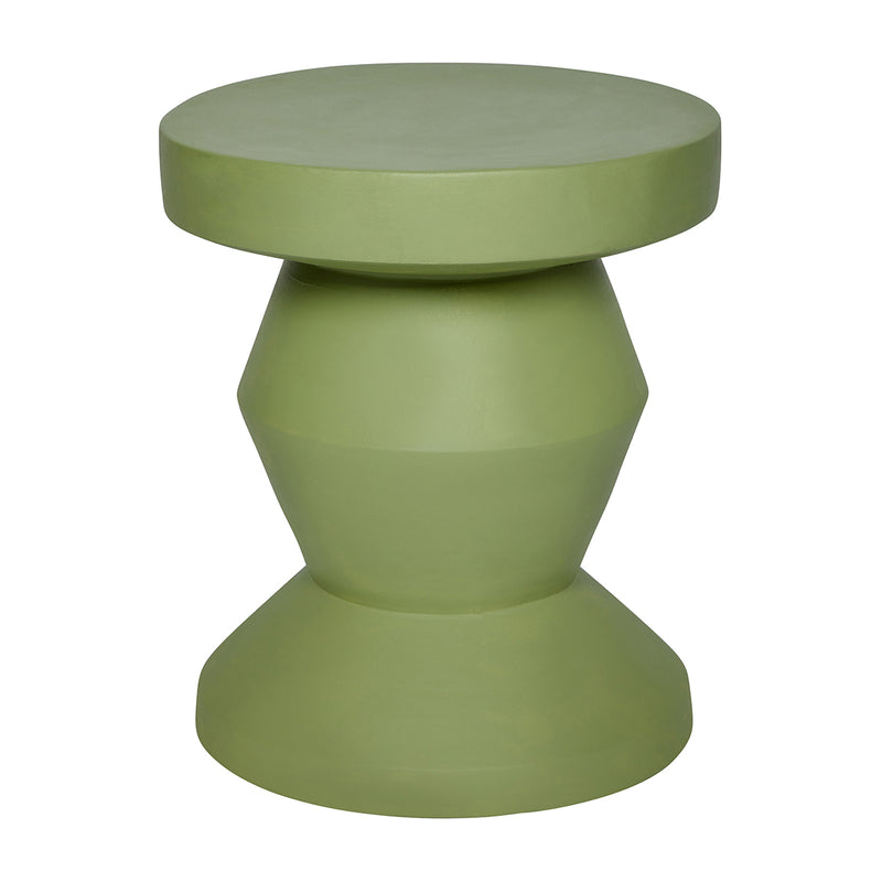 Pedestal Side Table (Khaki)