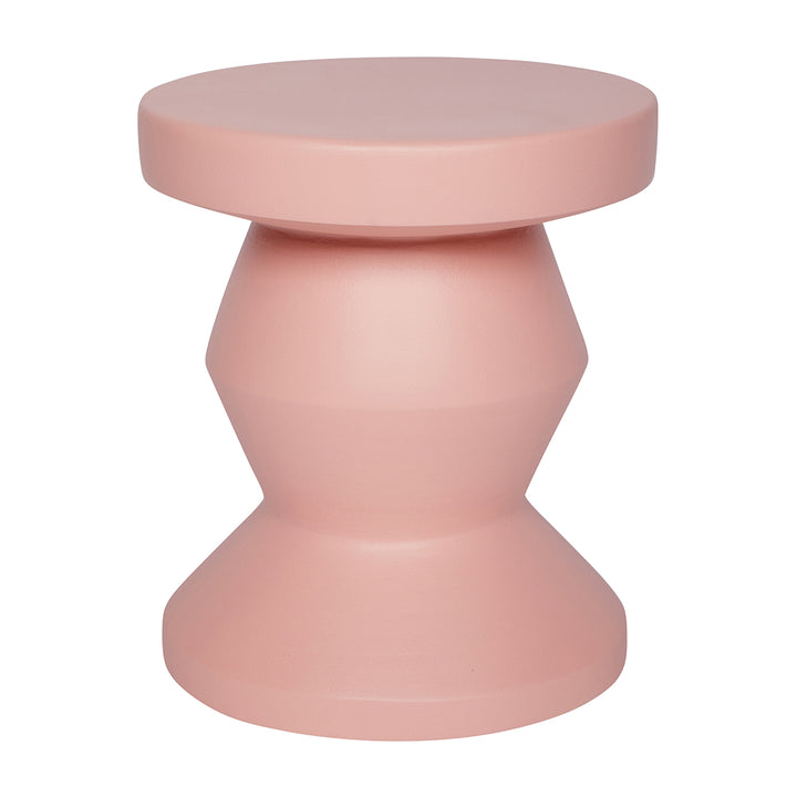 Pedestal Side Table (Pink)