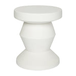 Pedestal Side Table  (White)