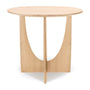 Geometric Side Table - Oak