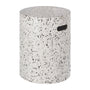 Jenell Alfresco Side Table - White Terrazzo