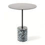 Lilli Side Table - Black / Grey Terrazzo