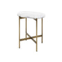 Rhonde Marble Side Table - Brass