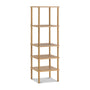 Ollie 5 Tier Tall Display Shelving Unit - Oak