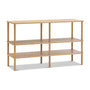 Ollie Display Shelving Unit - Oak