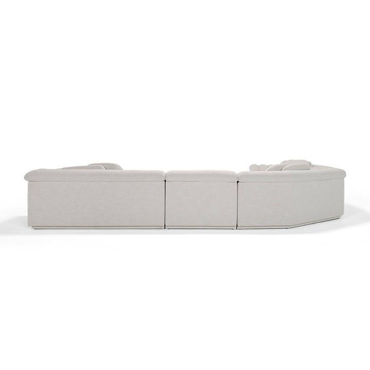 Float 4 Piece Modular Sofa (Byron Oyster)