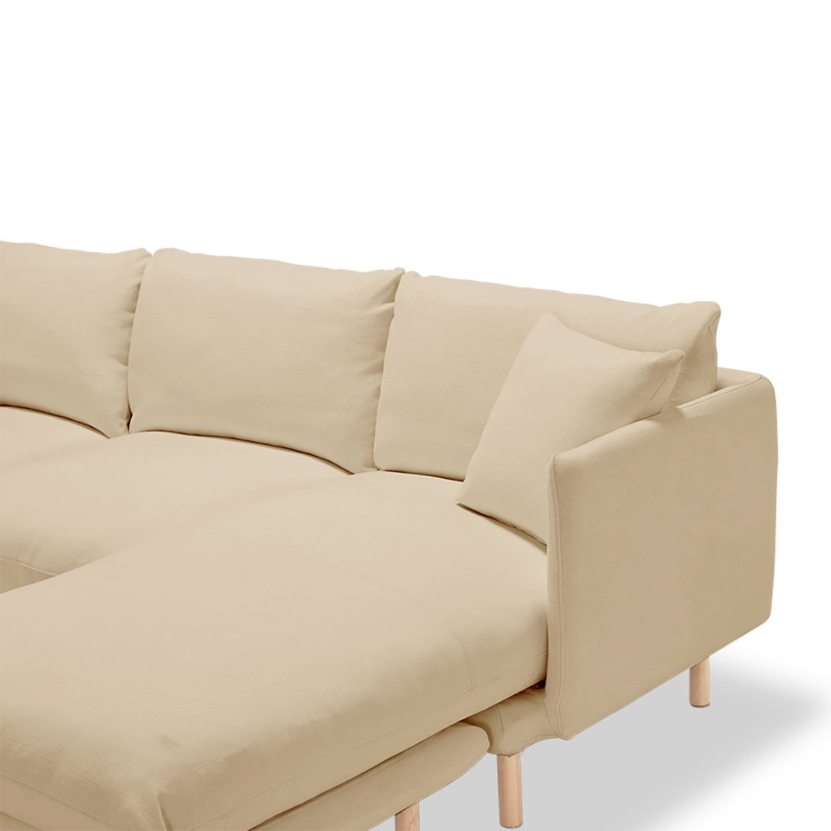 Zephyr 3.5 Seater Sofa & Flip Chaise (Byron) Life Interiors