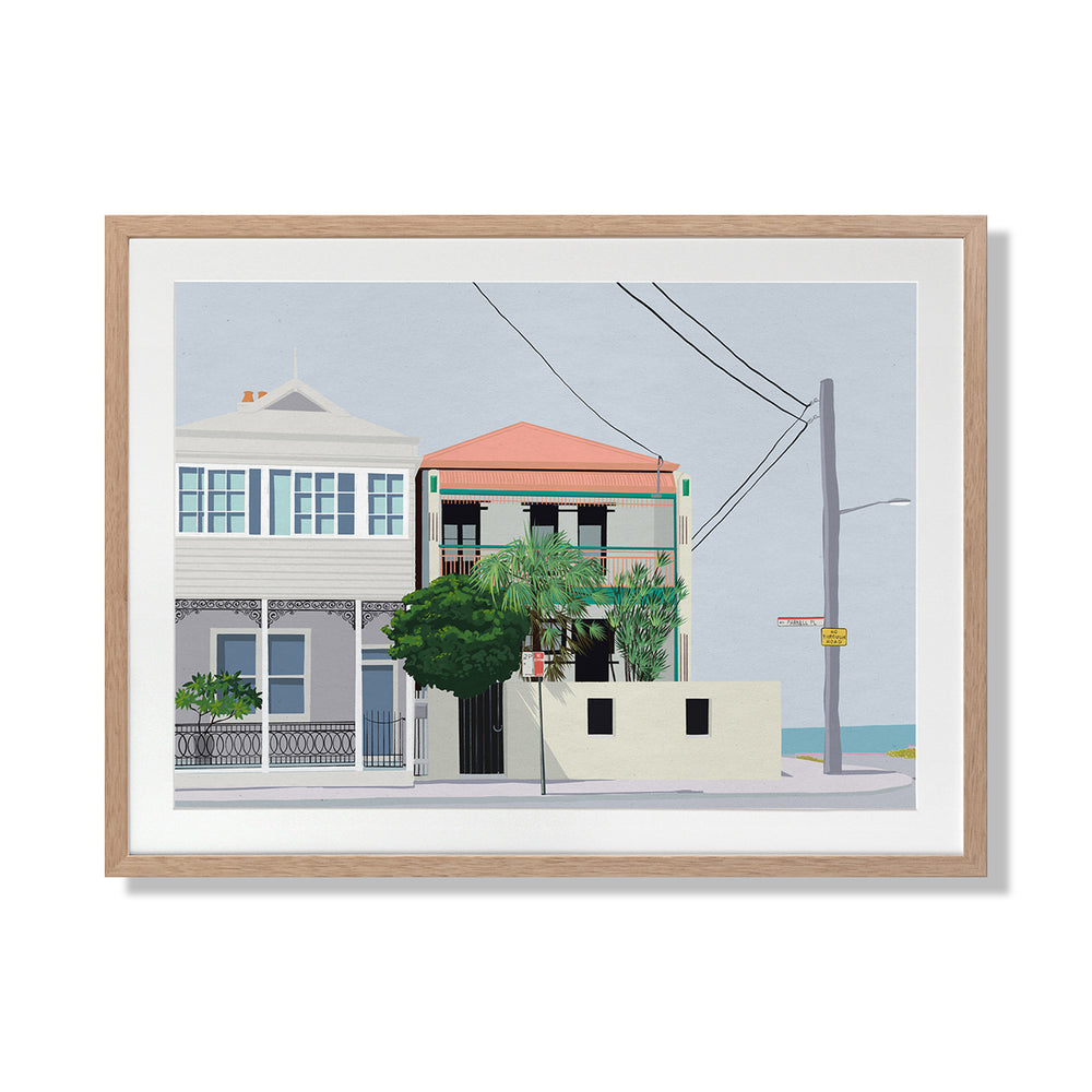 Parnell Place Landscape Art Print