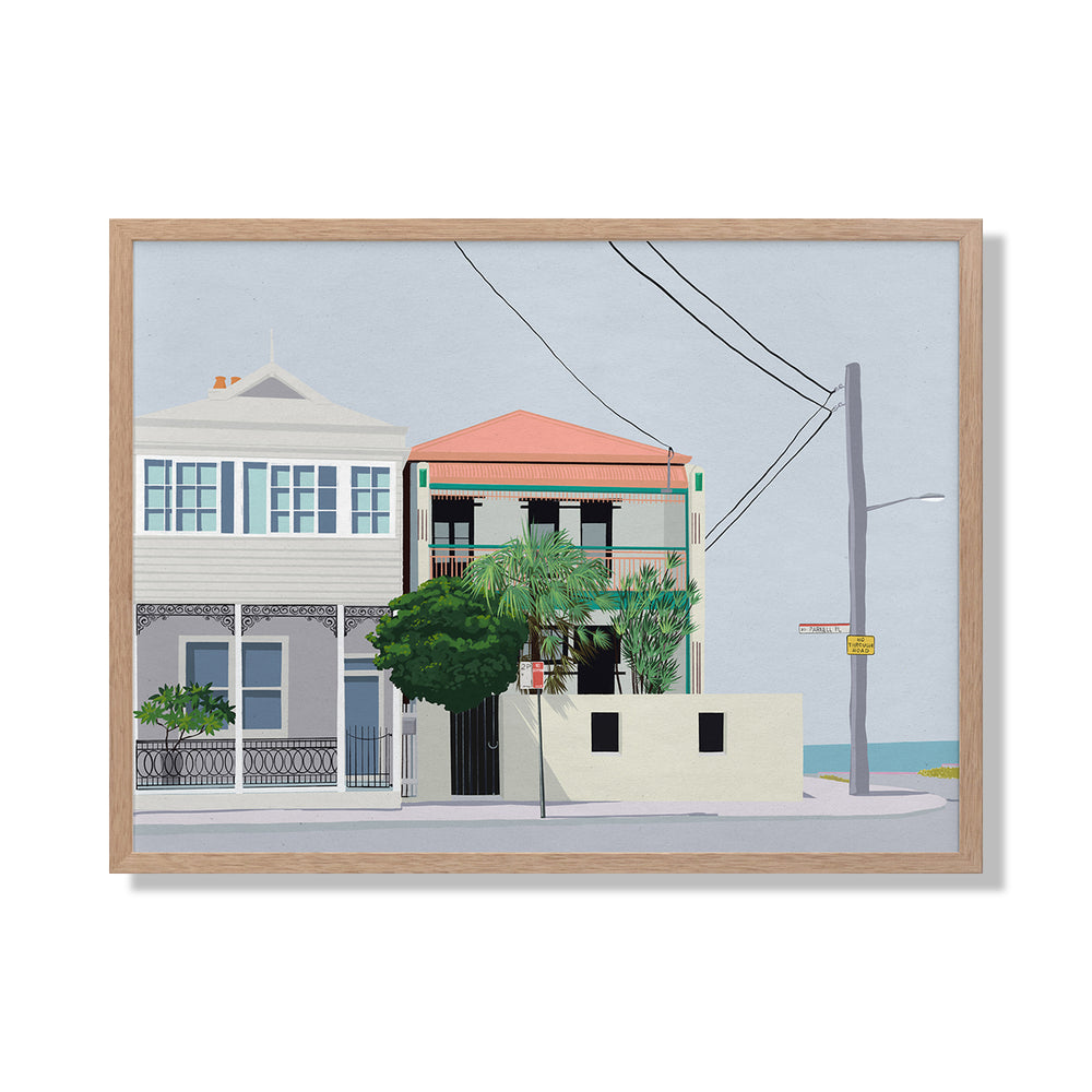 Parnell Place Landscape Art Print