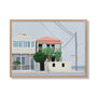 Parnell Place Landscape Art Print - Oak Framed Print, No Matboard / 55 x 70cm