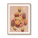 Slice of Orange Portrait Art Print