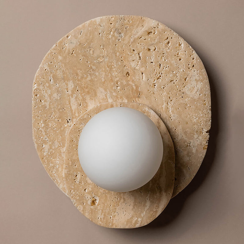 Ner Travertine Wall Sconce