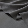 Ravello Linen Flat Sheet - Charcoal / Single