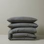 Ravello Linen King Pillowcase (Set of 2) - Charcoal / King