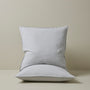 Ravello Linen Euro Pillowcase (Set of 2) - Silver
