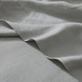 Ravello Linen Flat Sheet - Silver / Single