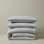 Ravello Linen King Pillowcase (Set of 2) - Silver / King
