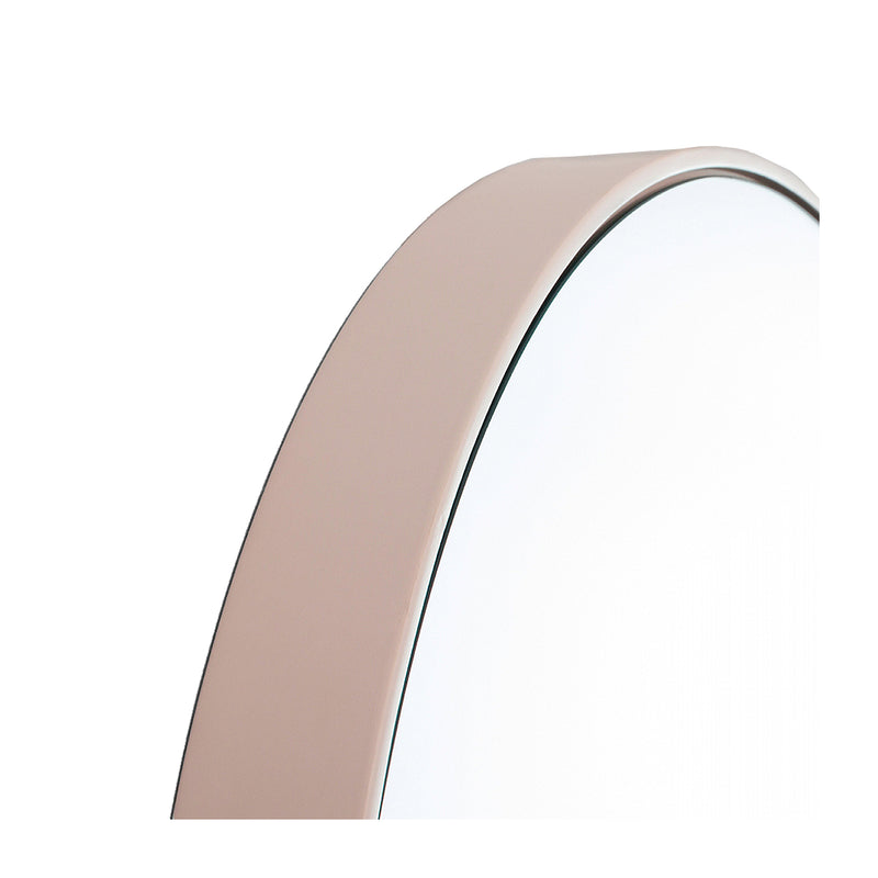 Flynn Round Mirror (Blush)