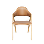 Sergio Leather Dining Chair (Ash)