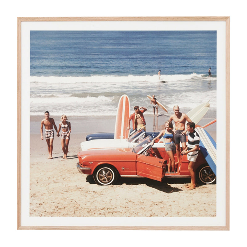 Santa Monica Beach Print